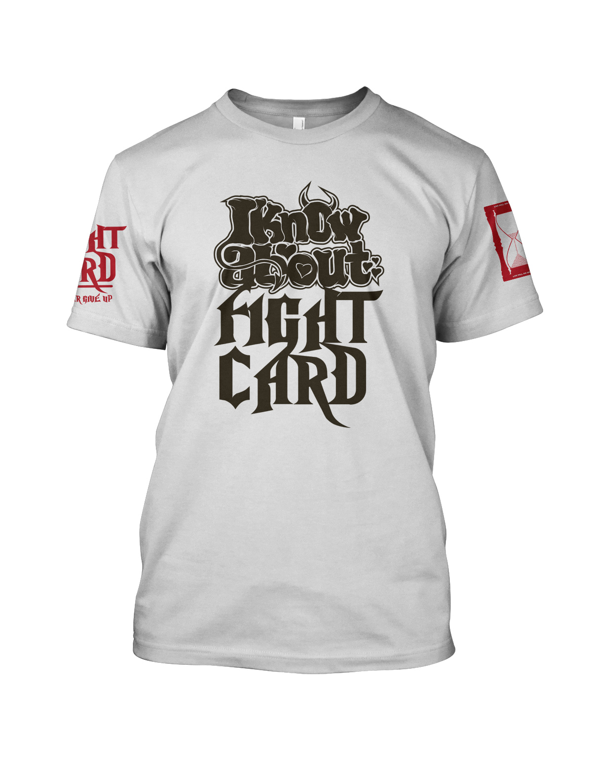 KNOW ABOUT FIGHT CARD on T-Shirt