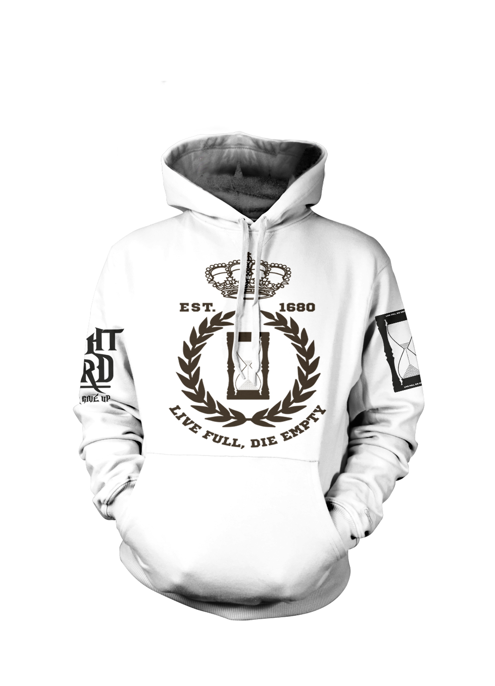 LIVE FULL DIE EMPTY on Hoodie